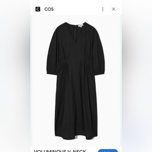 COS Black Midi Dress - NWT